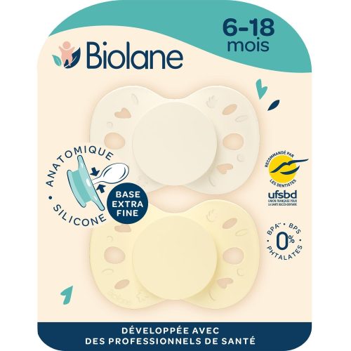Sucettes anatomiques Essentielle MULTICOLORE Biolane
