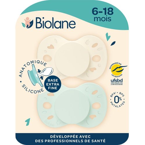 Sucettes anatomiques Essentielle MULTICOLORE Biolane