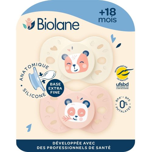 Sucettes anatomiques Animaux MULTICOLORE Biolane