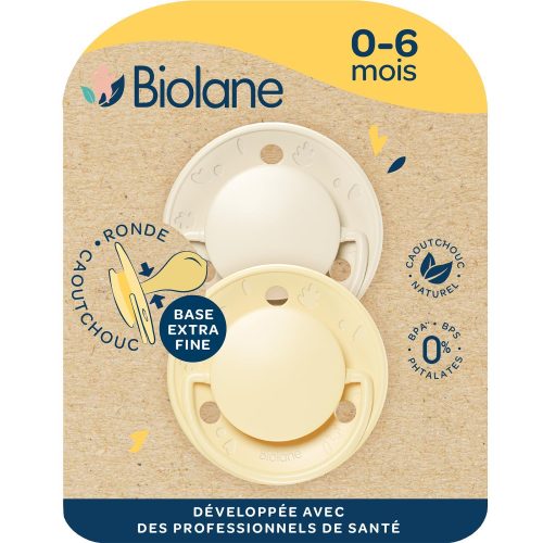 Sucettes rondes Originale MULTICOLORE Biolane