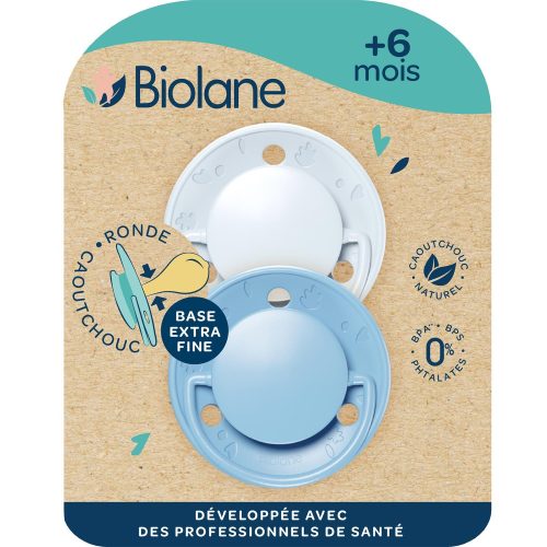 Sucettes rondes Originale BLEU Biolane