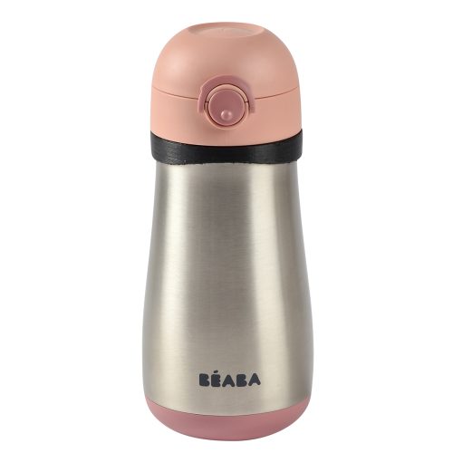 Gourde inox avec anse ROSE Béaba