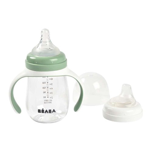 Biberon d'apprentissage 2 en 1 VERT Béaba