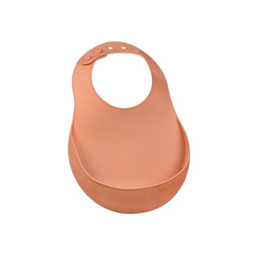 Bavoir silicone ORANGE Béaba