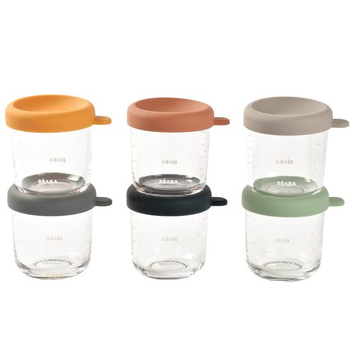Coffret de 6 portion en verre MULTICOLORE Béaba