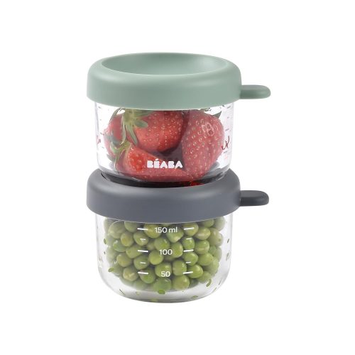 Lot de 2 Portions verre MULTICOLORE Béaba