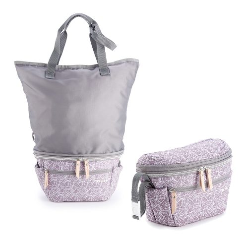 Sac shopping pop-up Biarritz VIOLET Béaba