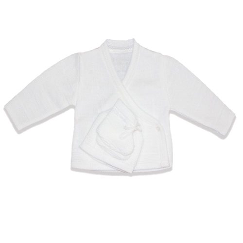 Brassière + Bonnet + Chaussons Flora BLANC Les Chatounets