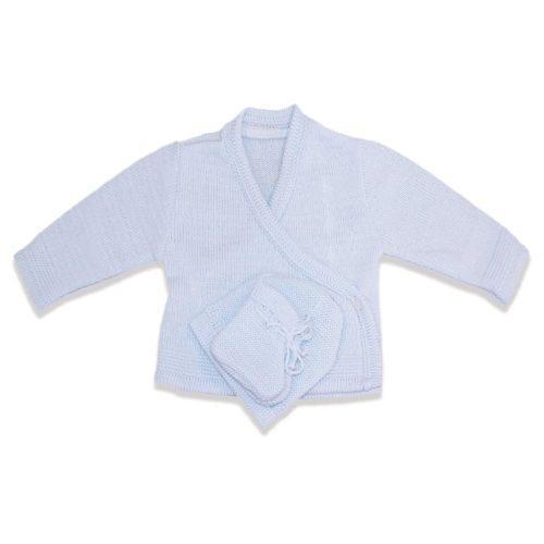 Brassière + Bonnet + Chaussons Flora BLEU Les Chatounets