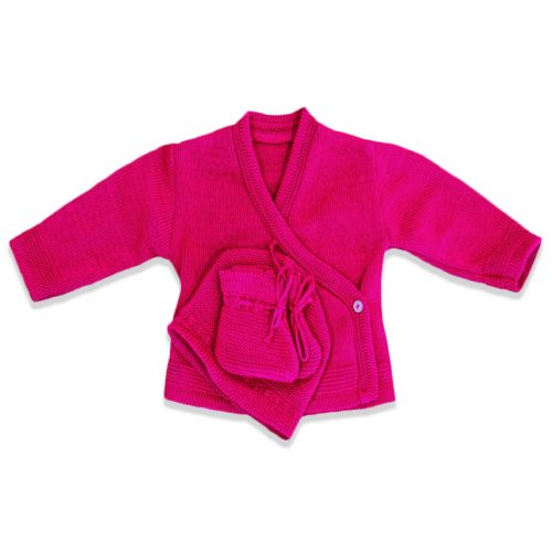 Brassière + Bonnet + Chaussons Flora ROSE Les Chatounets