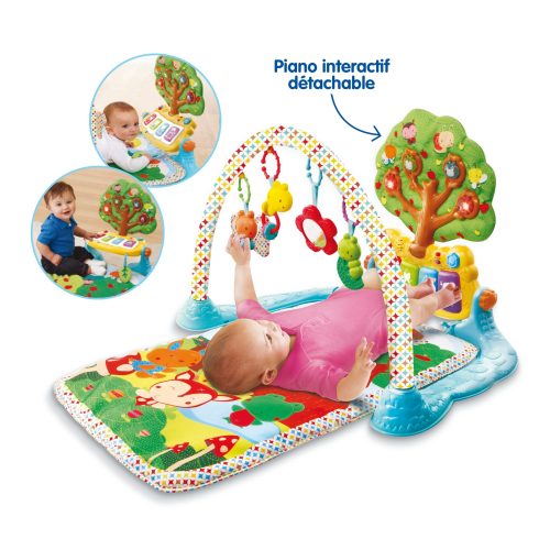 Tapis d'éveil avec portique Jardin enchanté p'tits copains MULTICOLORE Vtech Baby