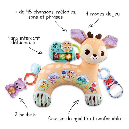 Mon coussin d'éveil sensoriel MULTICOLORE Vtech Baby