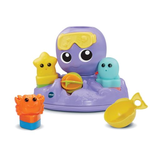 Jouet Julie ma pieuvre toupie de bain MULTICOLORE Vtech Baby