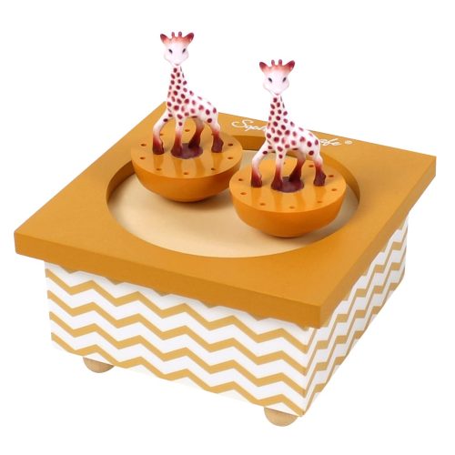 Boîte à musique magnétique Sophie La Girafe Caramel BEIGE Trousselier