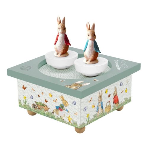 Boîte à musique magnétique Peter Rabbit VERT Trousselier