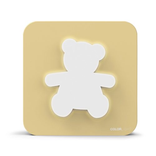 Veilleuse et enceinte décorative JAUNE COLORLIGHT