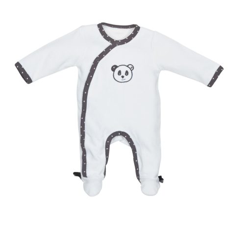 Pyjama Velours Chao Chao BLANC Sauthon