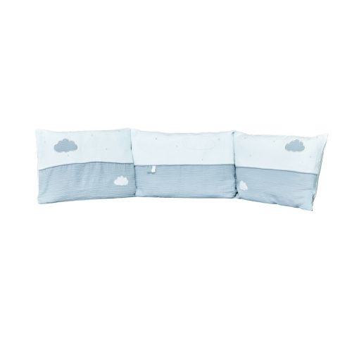 Tour de lit Lily grey BLEU Sauthon