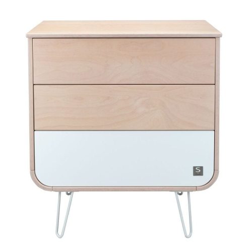 Commode pieds fil Galopin BLANC Sauthon Original
