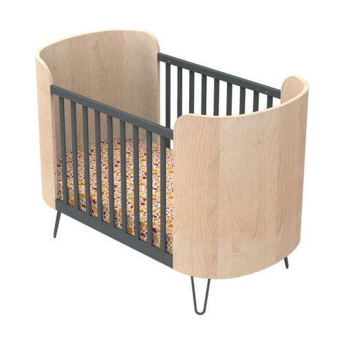 Little big bed pieds fil Galopin GRIS Sauthon Original