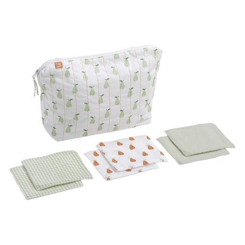 Trousse de toilette avec carré éponge Botanica BEIGE Sauthon
