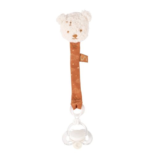 Attache sucette ourson Orsino BEIGE Sauthon