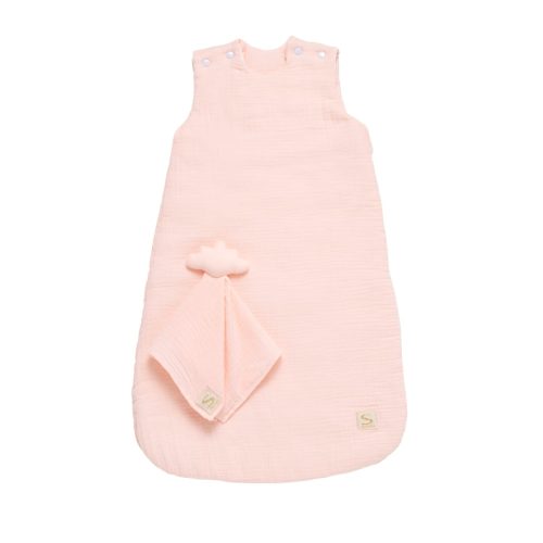 Gigoteuse + doudou mouchoir Uni Petale ROSE Sauthon