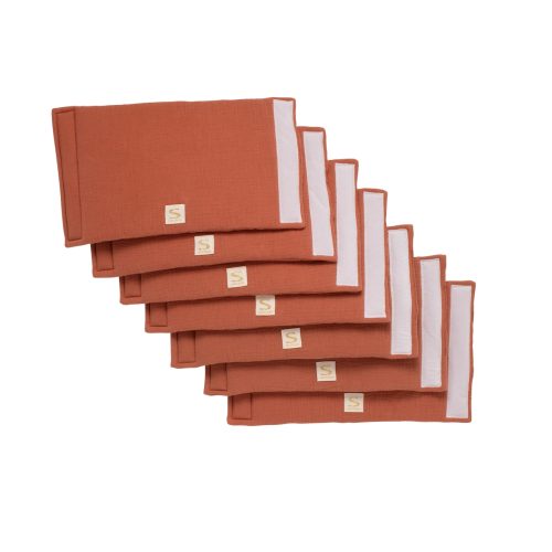 8 Protections de barreaux Uni Terracotta ROUGE Sauthon