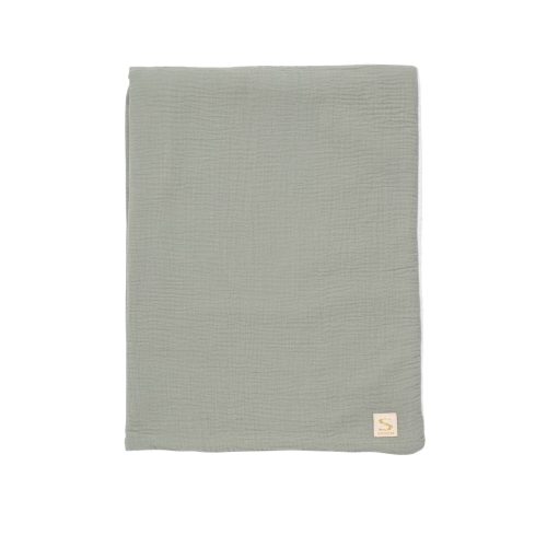 Couverture Uni Sauge VERT Sauthon