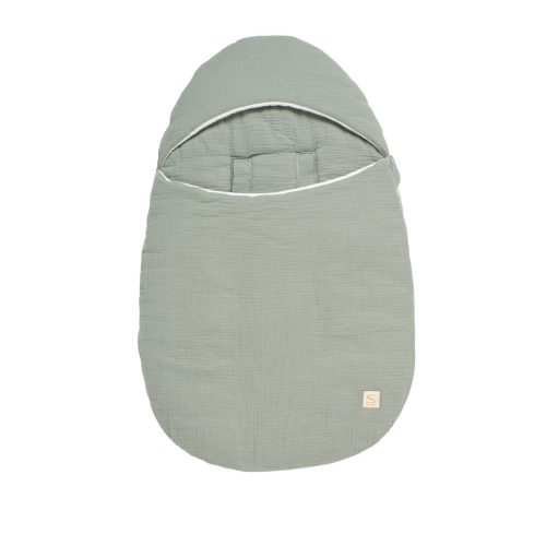 Nid d'ange 5 attaches Uni Sauge VERT Sauthon