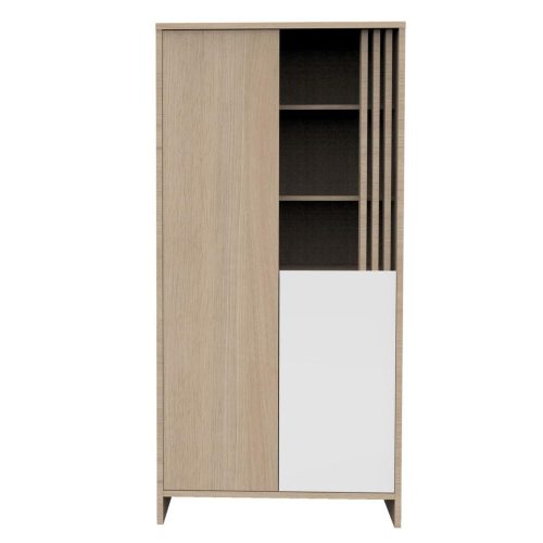 Armoire 2 porte Tokyo MARRON Sauthon