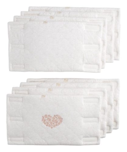 Protections de Barreaux x8 Petit Coeur BEIGE Sauthon