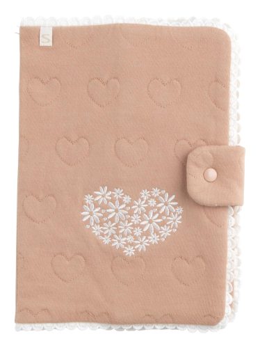 Protege Carnet de Santé Petit Coeur ROSE Sauthon
