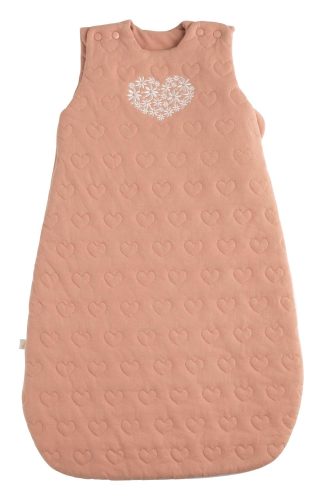 Gigoteuse Ouatinée Petit Coeur ROSE Sauthon