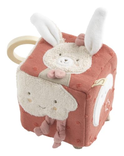 Cube d'activités Petit Coeur BEIGE Sauthon