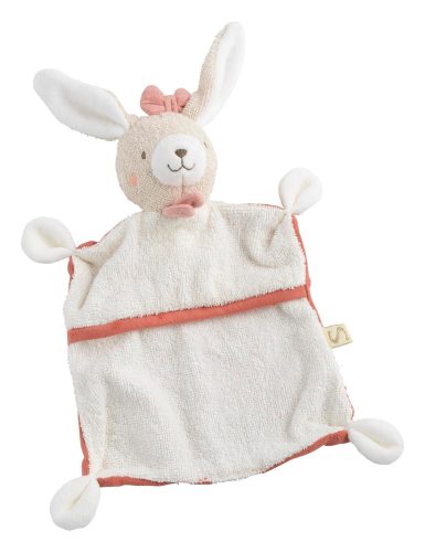 Doudou Mouchoir Petit Coeur BEIGE Sauthon