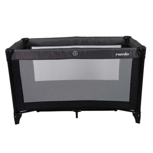 Lit pliant DUPLEX avec étage NOIR Nania