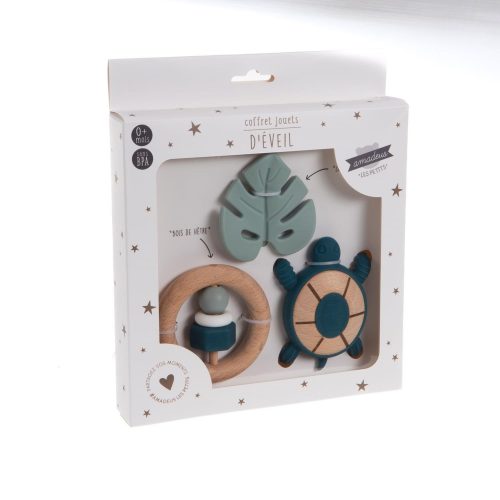 Coffret 3 Jouets Eveil Tortue MULTICOLORE Amadeus