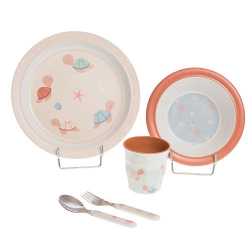 Coffret Déjeuner 5P Lulu La Tortue MULTICOLORE Amadeus