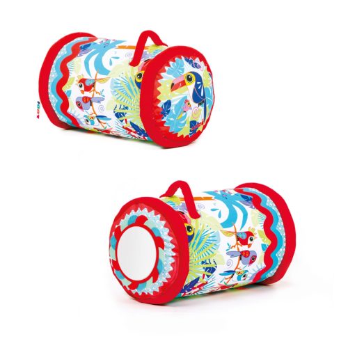 Rouleau gonflable en tissu Baby Roller MULTICOLORE Ludi