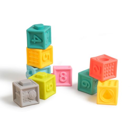 Cubes emboîtables MULTICOLORE Ludi