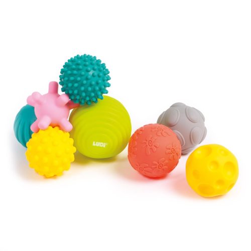 8 balles d'éveil MULTICOLORE Ludi