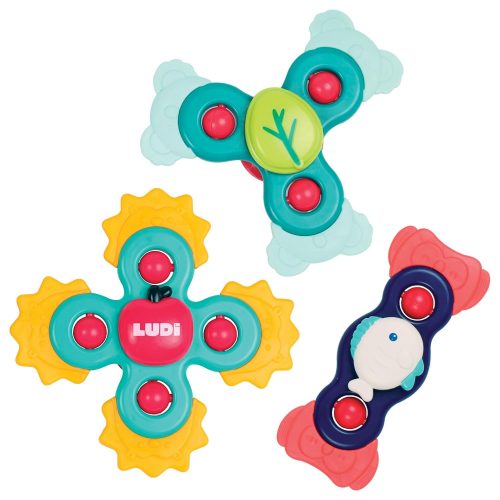 3 Baby Spinners MULTICOLORE Ludi