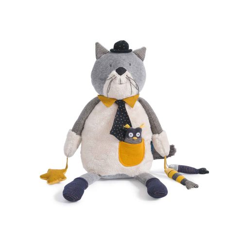 Peluche d'activités Les Moustaches MULTICOLORE Moulin Roty