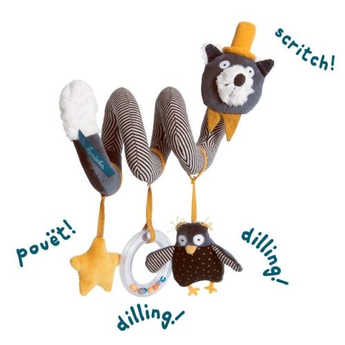 Spirale D'Activités Les Moustaches MULTICOLORE Moulin Roty