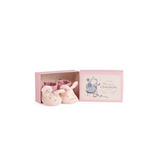 Chaussons souris La petite école de danse MULTICOLORE Moulin Roty