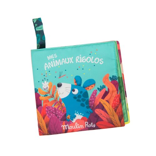 Livre tissu d'activités Dans la jungle MULTICOLORE Moulin Roty