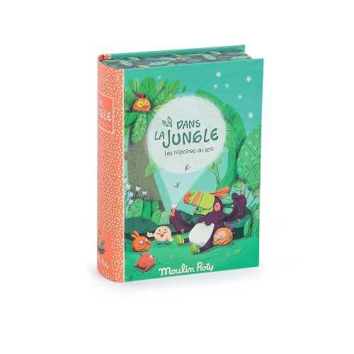 Lampe à histoires livre Dans la jungle MULTICOLORE Moulin Roty
