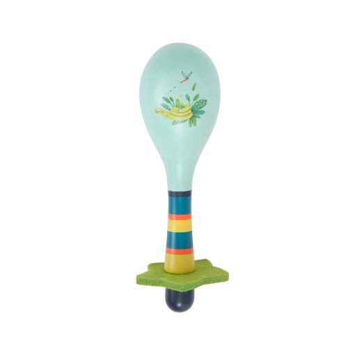 Maracas Dans la jungle BLEU Moulin Roty