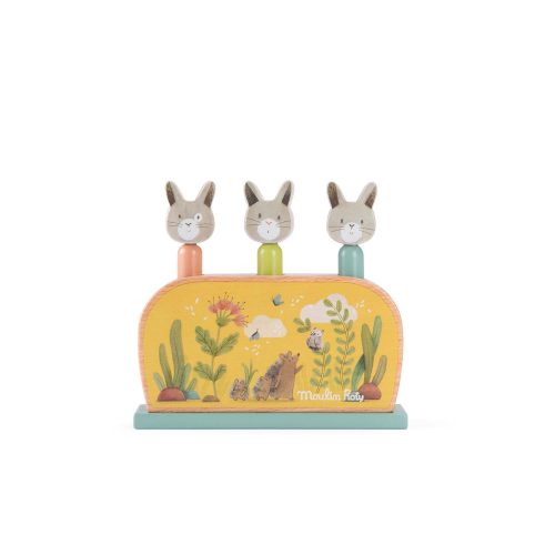 Pop up Trois petits lapins MULTICOLORE Moulin Roty
